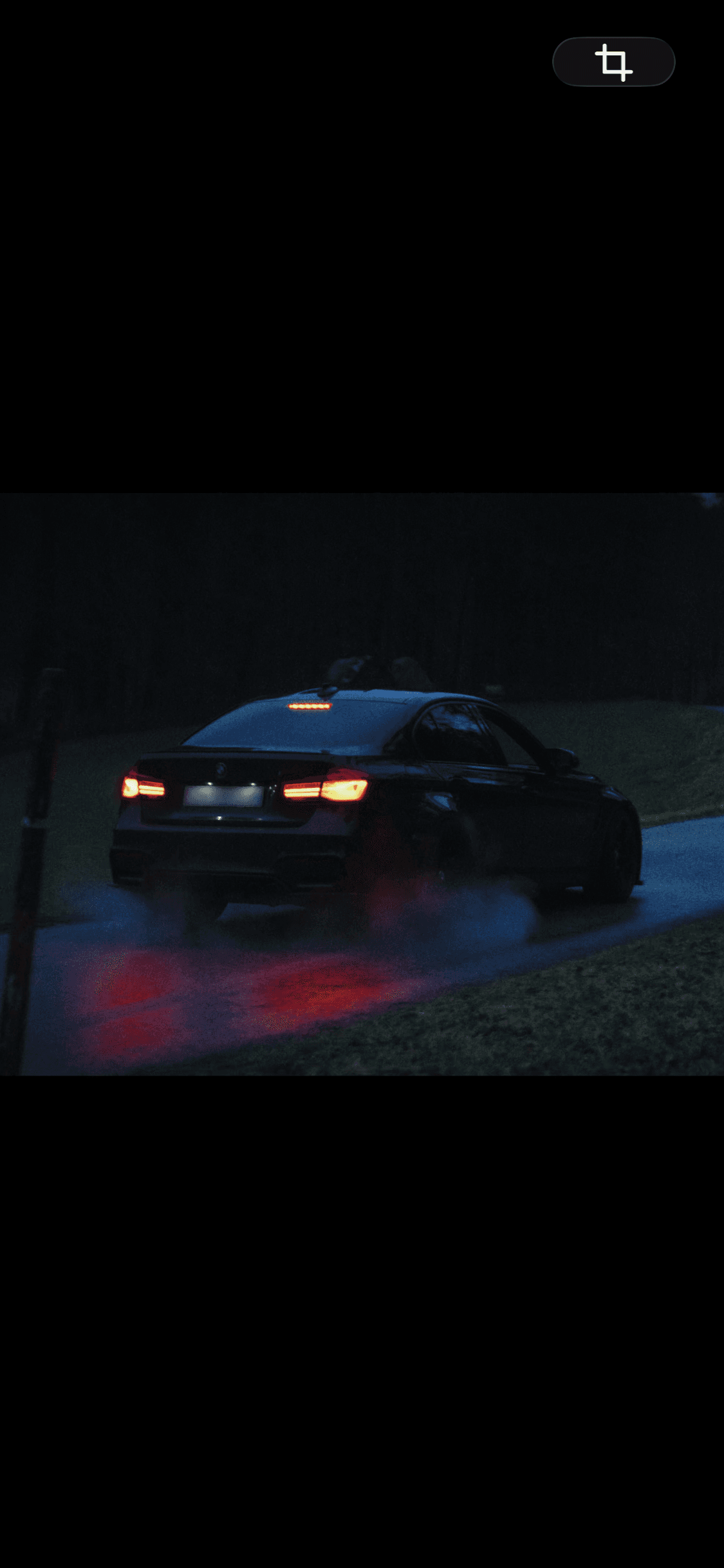 BMW M3 — Rücklichter im Regen