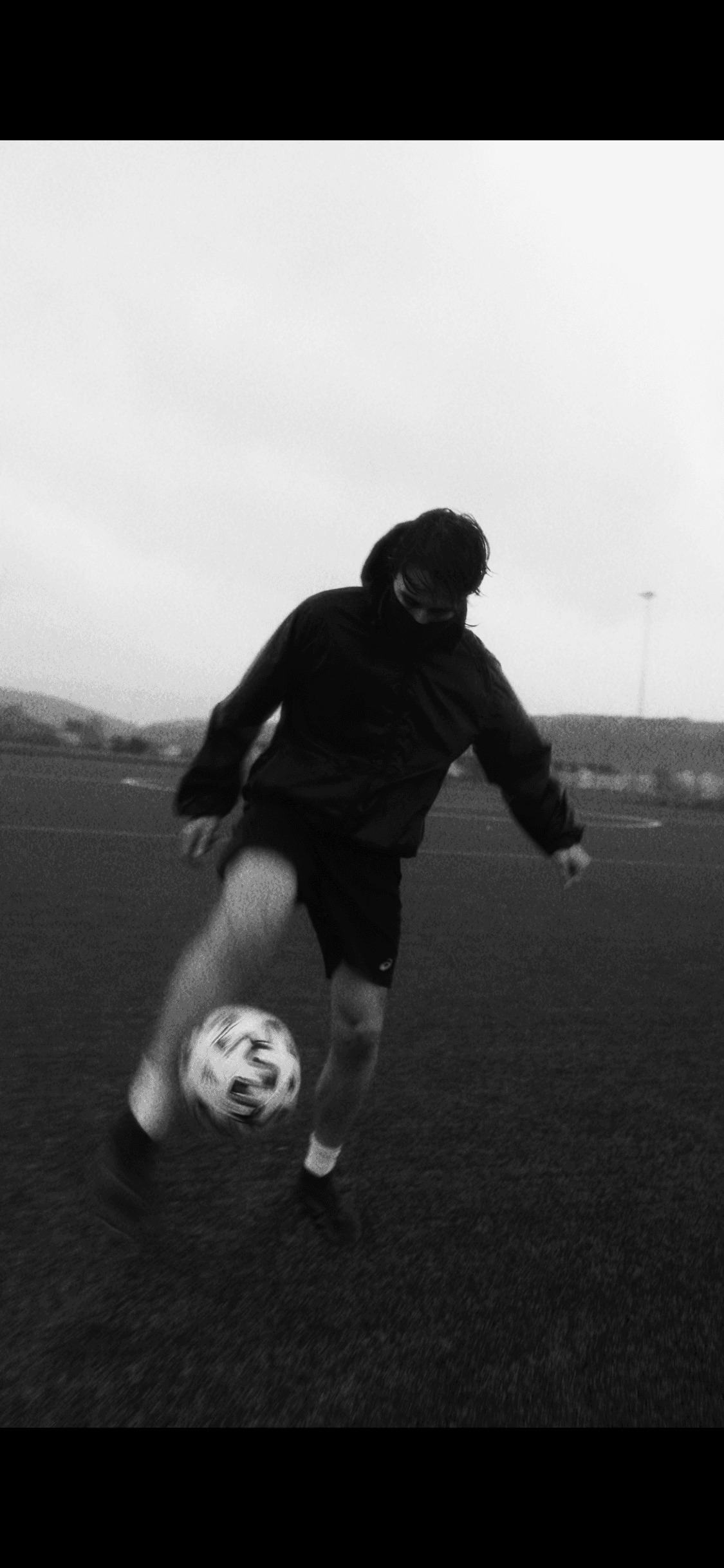 Fussball — Ballkontrolle S/W